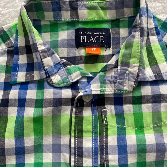 🍁 5/$12 🌟ships free over $25 The Children’s Place button down shirt - Picture 2 of 2